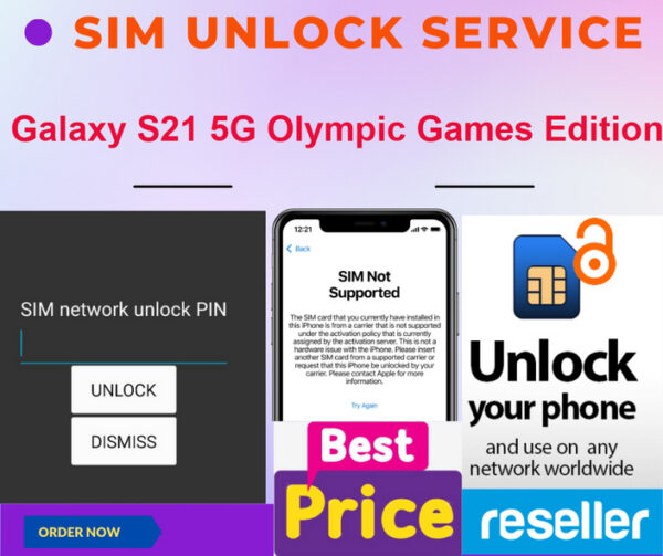 sim unlock service Galaxy S21 5G Olympic Games Edition SC-51B